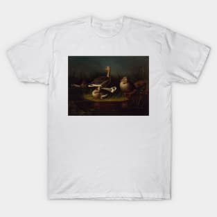 Greylag Geese, Copy After Ferdinand Von Wright by Magnus von Wright T-Shirt